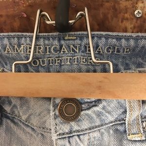 AE Denim Tomgirl Shorts, Distressed